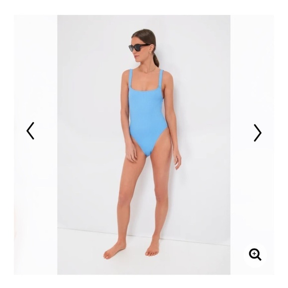 COPY - NWT SOLID & STRIPED The Toni Ribbed Swimsuit - Picture 4 of 13